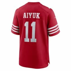 Men's San Francisco 49ers Brandon Aiyuk Nike Scarlet Team Player Game Jersey -Nike Sales mens nike brandon aiyuk scarlet san francisco 49ers team player game jersey pi4825000 altimages ff 4825886 2a443fd3d1f7982e4071alt3 full