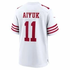 Men's San Francisco 49ers Brandon Aiyuk Nike White Player Game Jersey 7 Men's San Francisco 49ers Brandon Aiyuk Nike White Player Game Jersey -Nike Sales mens nike brandon aiyuk white san francisco 49ers player game jersey pi4825000 altimages ff 4825911 31d09a2b28062b59c4abalt3 full