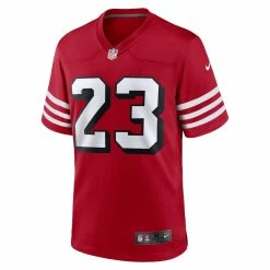 Men's San Francisco 49ers Christian McCaffrey Nike Scarlet Alternate Game Player Jersey -Nike Sales mens nike christian mccaffrey scarlet san francisco 49ers alternate game player jersey pi5207000 altimages ff 5207640 479c438890fd2a390559alt2 full