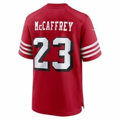 Men's San Francisco 49ers Christian McCaffrey Nike Scarlet Alternate Game Player Jersey -Nike Sales mens nike christian mccaffrey scarlet san francisco 49ers alternate game player jersey pi5207000 altimages ff 5207640 479c438890fd2a390559alt3 full