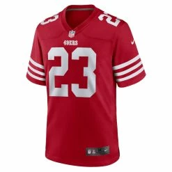 Men's San Francisco 49ers Christian McCaffrey Nike Scarlet Game Player Jersey 6 Men's San Francisco 49ers Christian McCaffrey Nike Scarlet Game Player Jersey -Nike Sales mens nike christian mccaffrey scarlet san francisco 49ers game player jersey pi5207000 altimages ff 5207635 ef0c29189502e78b4fbcalt2 full