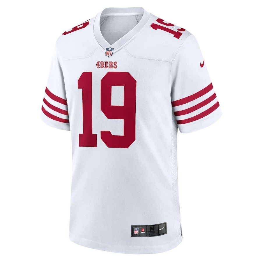 Men's San Francisco 49ers Deebo Samuel Nike White Player Game Jersey 3 Men's San Francisco 49ers Deebo Samuel Nike White Player Game Jersey - Image 3