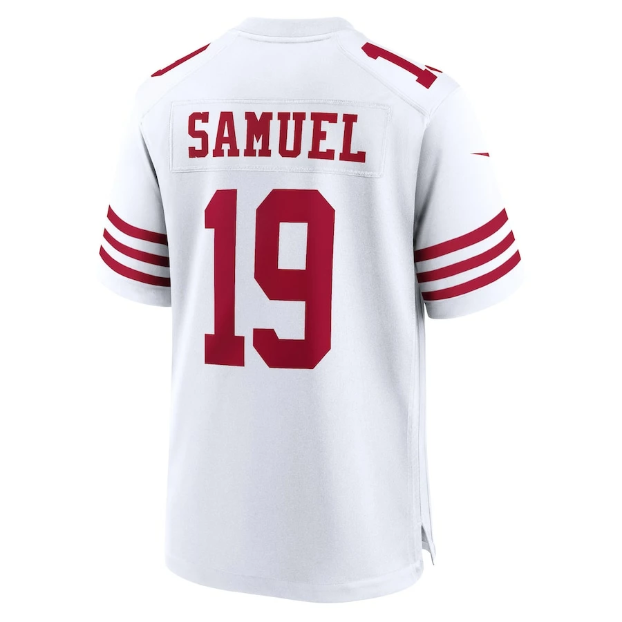 Men's San Francisco 49ers Deebo Samuel Nike White Player Game Jersey 4 Men's San Francisco 49ers Deebo Samuel Nike White Player Game Jersey - Image 4
