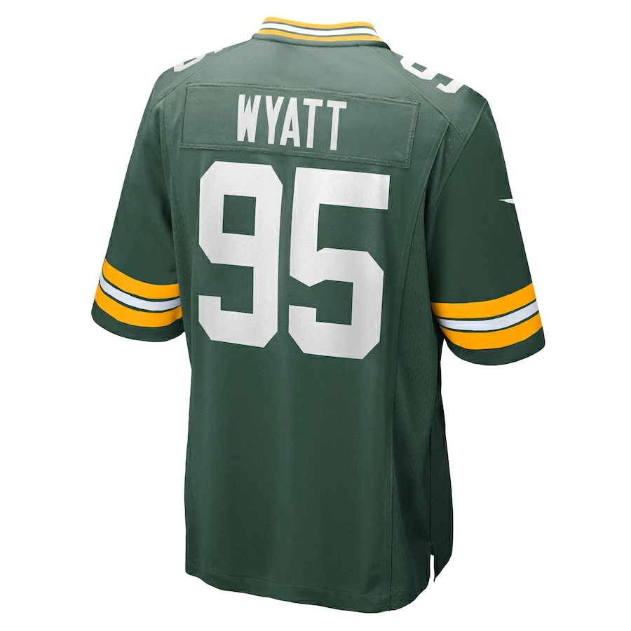 Men's Green Bay Packers Devonte Wyatt Nike Green Player Game Jersey 4 Men's Green Bay Packers Devonte Wyatt Nike Green Player Game Jersey - Image 4