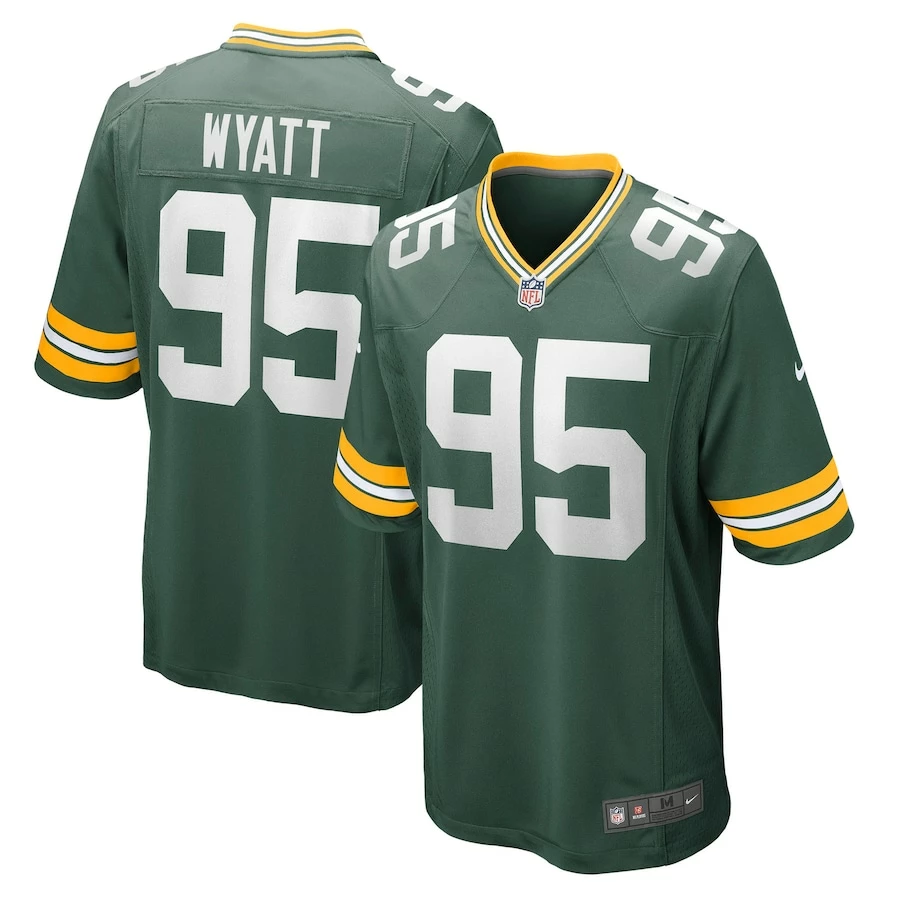 Men's Green Bay Packers Devonte Wyatt Nike Green Player Game Jersey 1 Men's Green Bay Packers Devonte Wyatt Nike Green Player Game Jersey
