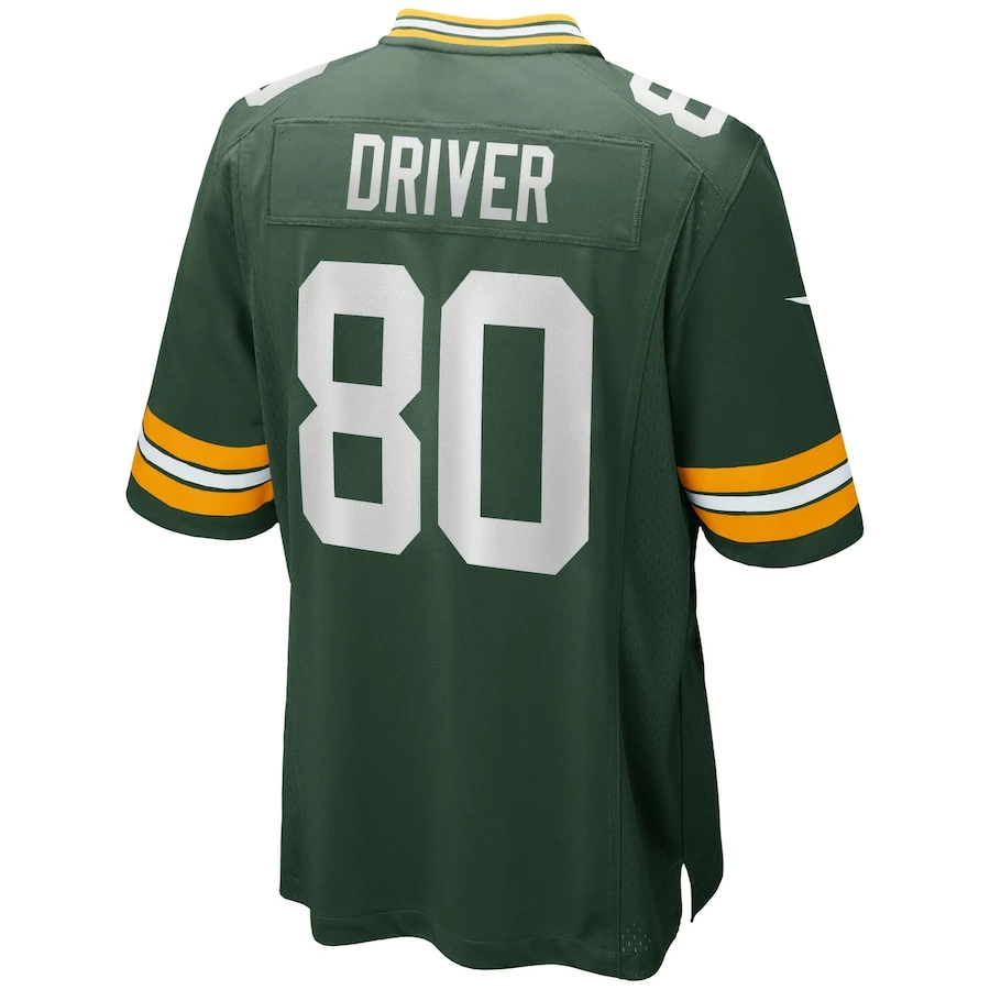 Men's Green Bay Packers Donald Driver Nike Green Game Retired Player Jersey 4 Men's Green Bay Packers Donald Driver Nike Green Game Retired Player Jersey – Bild 4
