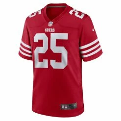 Men's San Francisco 49ers Elijah Mitchell Nike Scarlet Team Player Game Jersey -Nike Sales mens nike elijah mitchell scarlet san francisco 49ers team player game jersey pi4825000 altimages ff 4825889 8d78d3f162635e20bacfalt2 full
