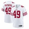 Men's San Francisco 49ers Faithful 49 Nike White Player Game Jersey