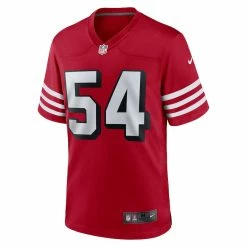 Men's San Francisco 49ers Fred Warner Nike Scarlet Alternate Game Jersey -Nike Sales mens nike fred warner scarlet san francisco 49ers alternate game jersey pi4768000 altimages ff 4768474 159bffcd8b45b3f5d47balt2 full