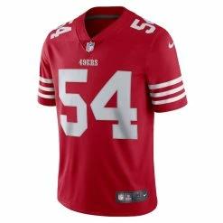 Men's San Francisco 49ers Fred Warner Nike Scarlet Vapor Limited Jersey -Nike Sales mens nike fred warner scarlet san francisco 49ers vapor limited jersey pi4482000 altimages ff 4482357 806c1e1ddfd19778db8balt2 full