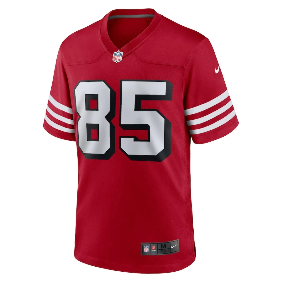 Men's San Francisco 49ers George Kittle Nike Scarlet Alternate Game Player Jersey 3 Men's San Francisco 49ers George Kittle Nike Scarlet Alternate Game Player Jersey - Image 3