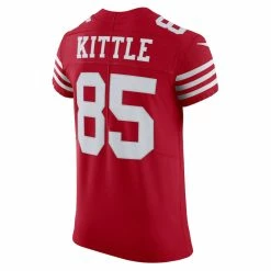 Men's San Francisco 49ers George Kittle Nike Scarlet Vapor Elite Jersey -Nike Sales mens nike george kittle scarlet san francisco 49ers vapor elite jersey pi4481000 altimages ff 4481712 8f05fb8fd6f79302d8e6alt3 full