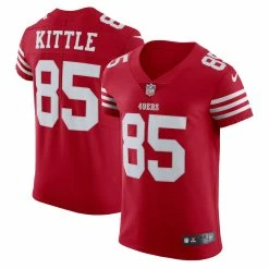Men's San Francisco 49ers George Kittle Nike Scarlet Vapor Elite Jersey