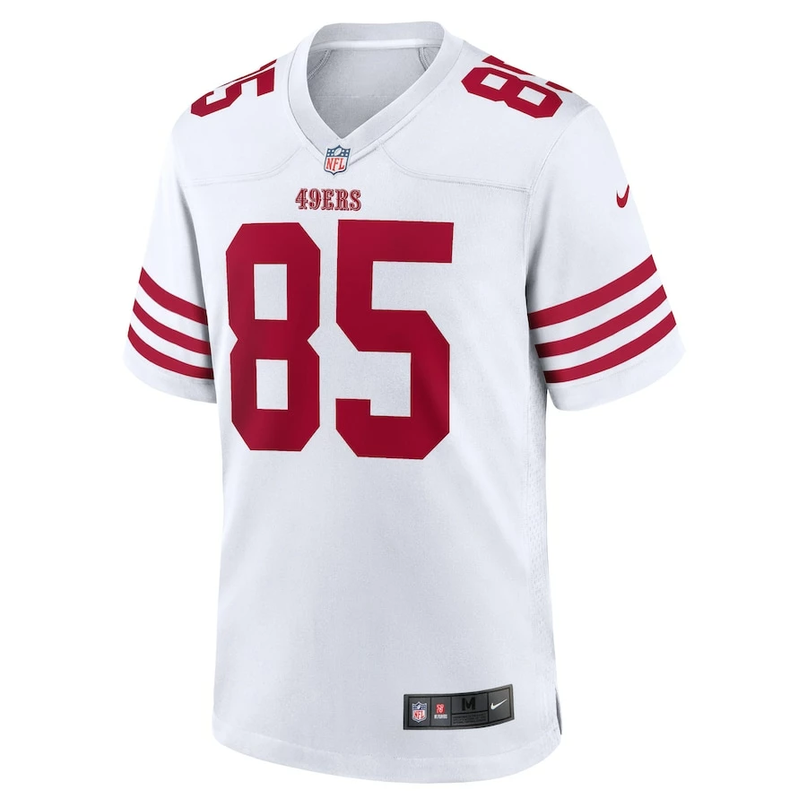 Men's San Francisco 49ers George Kittle Nike White Player Game Jersey 3 Men's San Francisco 49ers George Kittle Nike White Player Game Jersey - Image 3