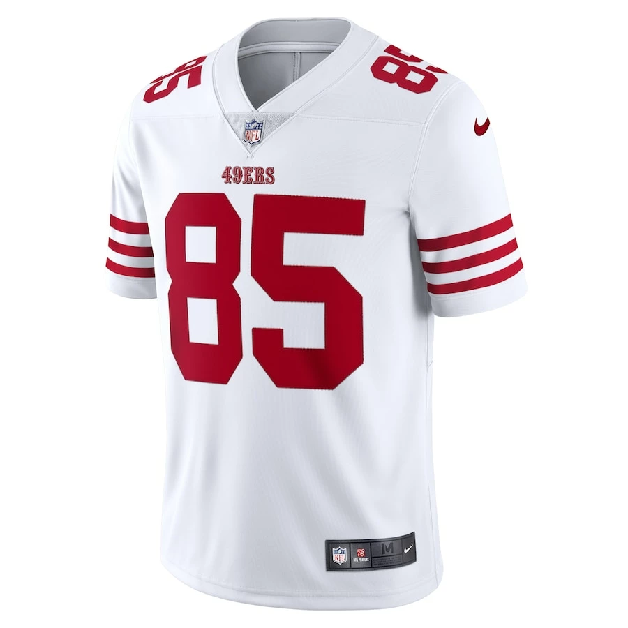 Men's San Francisco 49ers George Kittle Nike White Vapor Limited Jersey 3 Men's San Francisco 49ers George Kittle Nike White Vapor Limited Jersey - Image 3