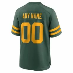 Men's Green Bay Packers Nike Green Alternate Custom Jersey -Nike Sales mens nike green green bay packers alternate custom jersey pi4292000 altimages ff 4292660 5efcdae359180a373ae6alt3 full