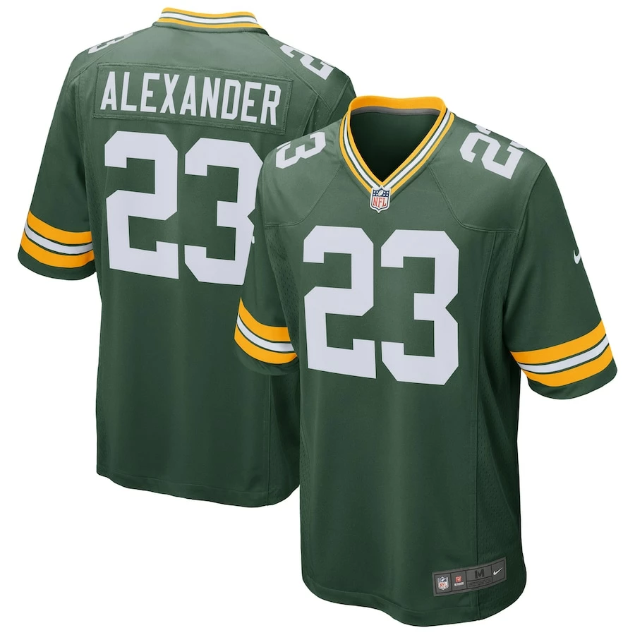 Men's Green Bay Packers Jaire Alexander Nike Green Game Jersey 2 Men's Green Bay Packers Jaire Alexander Nike Green Game Jersey - Image 2