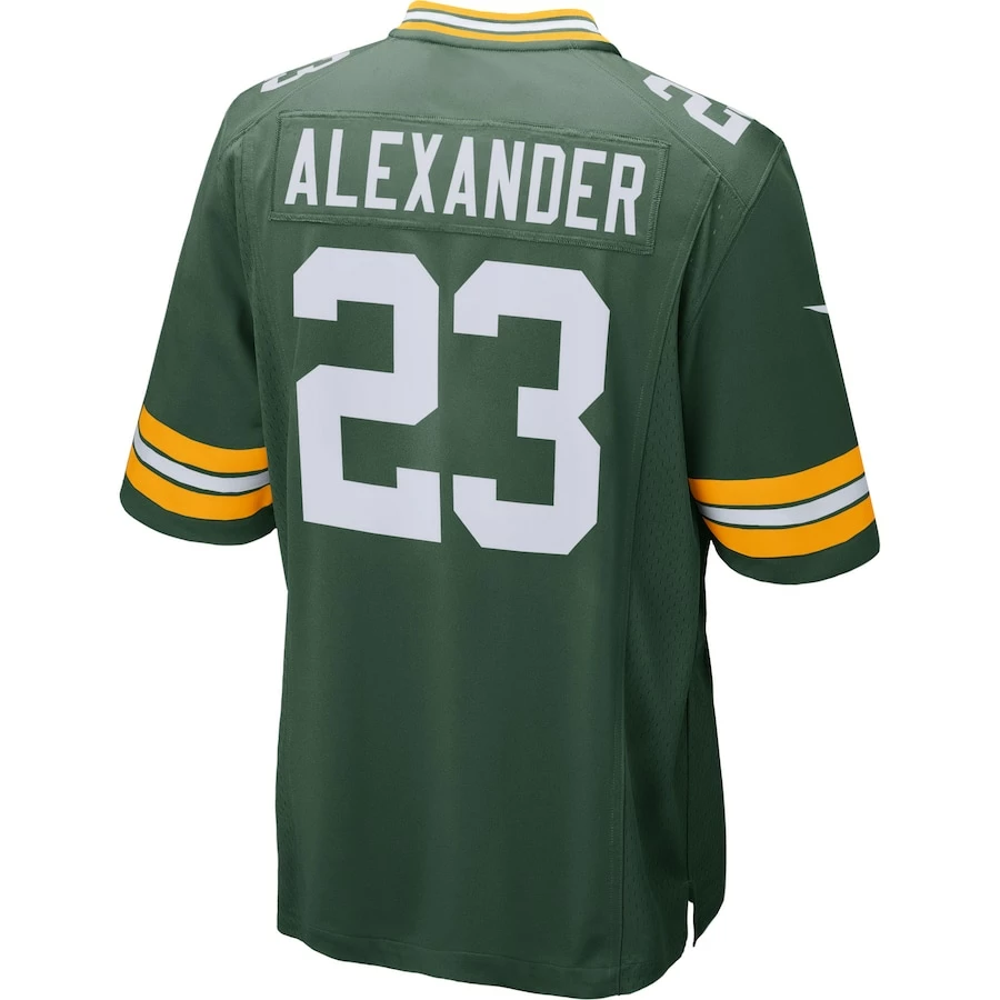 Men's Green Bay Packers Jaire Alexander Nike Green Game Jersey 4 Men's Green Bay Packers Jaire Alexander Nike Green Game Jersey - Image 4
