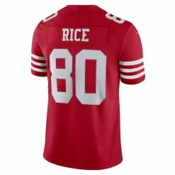 Men's San Francisco 49ers Jerry Rice Nike Scarlet Vapor Limited Retired Player Jersey -Nike Sales mens nike jerry rice scarlet san francisco 49ers vapor limited retired player jersey pi4482000 altimages ff 4482398 8d8e1f22823df3f57188alt3 full