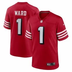 Men's San Francisco 49ers Jimmie Ward Nike Scarlet Alternate Game Jersey -Nike Sales mens nike jimmie ward scarlet san francisco 49ers alternate game jersey pi4768000 altimages ff 4768465 76bff4226c25e591dc20alt1 full