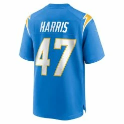 Men's Los Angeles Chargers Josh Harris Nike Powder Blue Game Jersey -Nike Sales mens nike josh harris powder blue los angeles chargers game jersey pi4811000 altimages ff 4811703 e05fc94e22b7f2292eccalt3 full