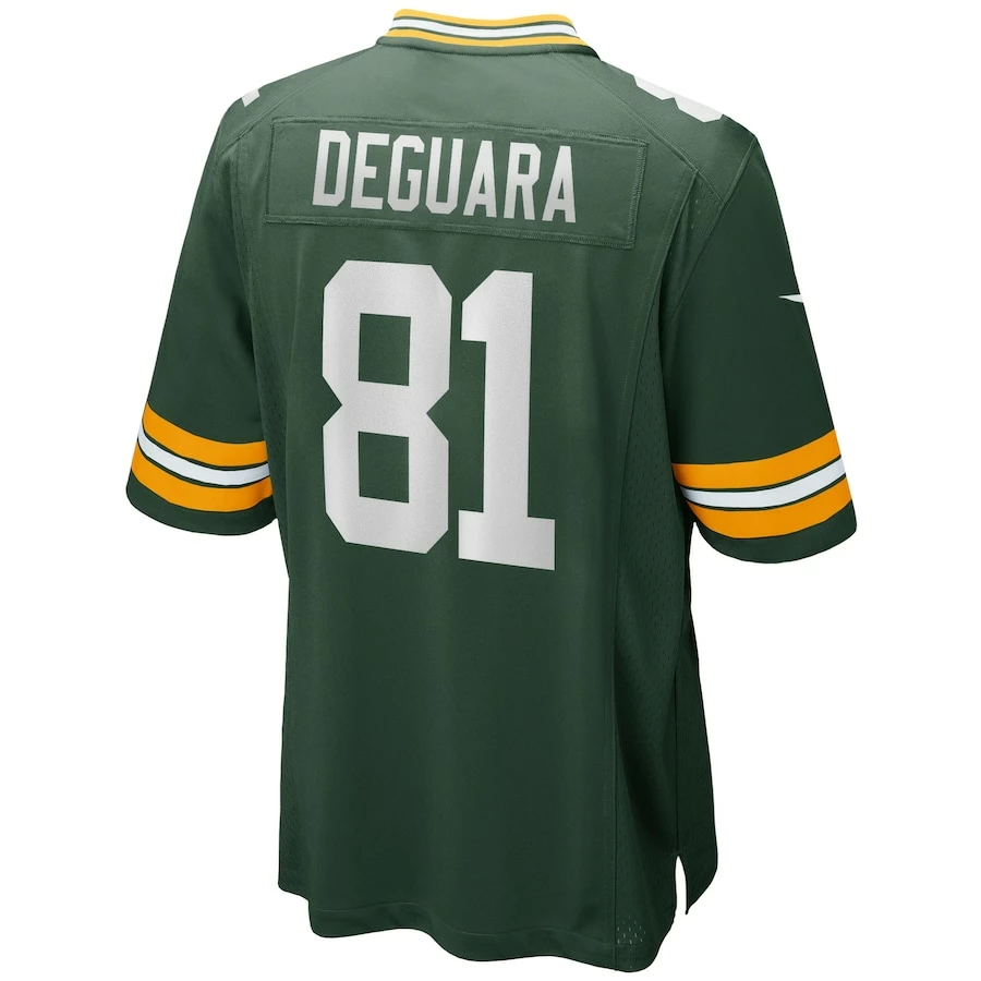 Men's Green Bay Packers Josiah Deguara Nike Green Player Game Jersey 4 Men's Green Bay Packers Josiah Deguara Nike Green Player Game Jersey - Image 4