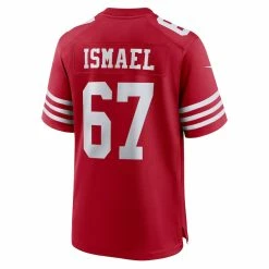 Men's San Francisco 49ers Keith Ismael Nike Scarlet Home Game Player Jersey -Nike Sales mens nike keith ismael scarlet san francisco 49ers home game player jersey pi5275000 altimages ff 5275869 162c3e3253de28d09453alt3 full