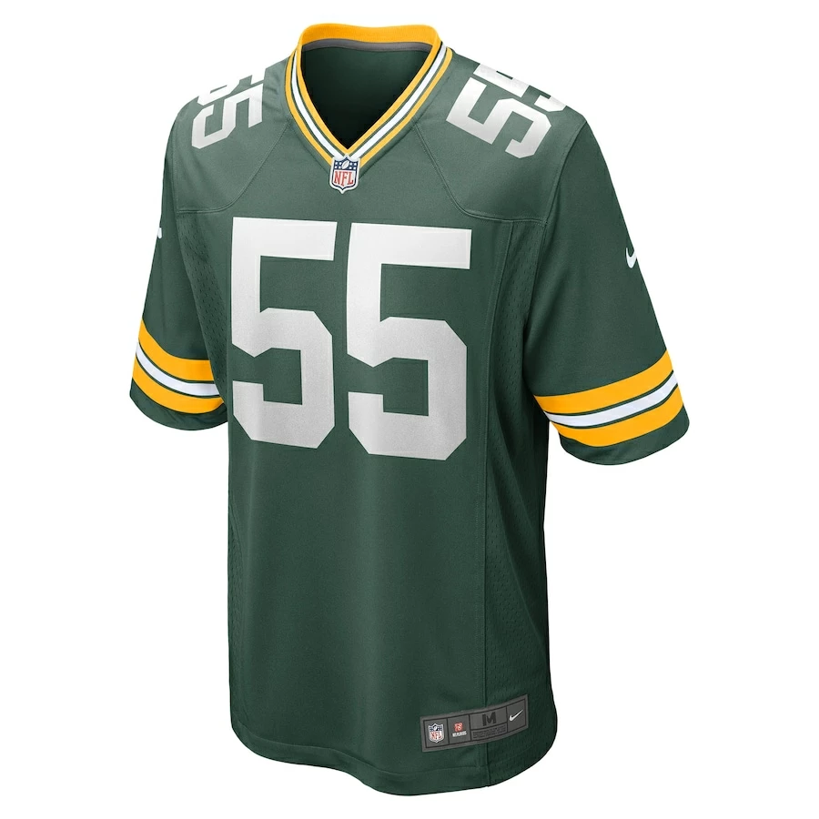 Men's Green Bay Packers Kingsley Enagbare Nike Green Game Player Jersey 3 Men's Green Bay Packers Kingsley Enagbare Nike Green Game Player Jersey - Image 3