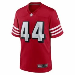 Men's San Francisco 49ers Kyle Juszczyk Nike Scarlet Alternate Game Jersey -Nike Sales mens nike kyle juszczyk scarlet san francisco 49ers alternate game jersey pi4768000 altimages ff 4768472 ea6d94c5b6d98bce3f34alt2 full