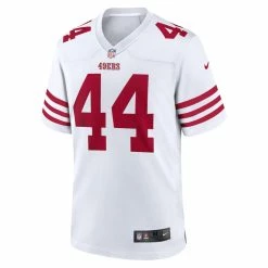 Men's San Francisco 49ers Kyle Juszczyk Nike White Player Game Jersey -Nike Sales mens nike kyle juszczyk white san francisco 49ers player game jersey pi4825000 altimages ff 4825917 c773d72a27416e168665alt2 full