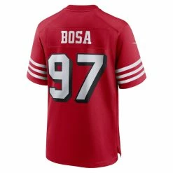 Men's San Francisco 49ers Nick Bosa Nike Scarlet Alternate Game Player Jersey 7 Men's San Francisco 49ers Nick Bosa Nike Scarlet Alternate Game Player Jersey -Nike Sales mens nike nick bosa scarlet san francisco 49ers alternate game player jersey pi4057000 altimages ff 4057656 07685a7ae0b12b1b7e37alt3 full