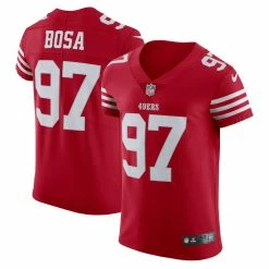 Men's San Francisco 49ers Nick Bosa Nike Scarlet Vapor Elite Jersey