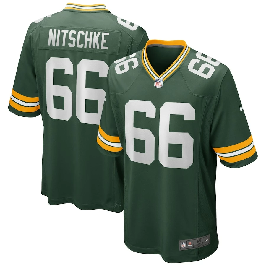 Men's Green Bay Packers Ray Nitschke Nike Green Game Retired Player Jersey 1 Men's Green Bay Packers Ray Nitschke Nike Green Game Retired Player Jersey