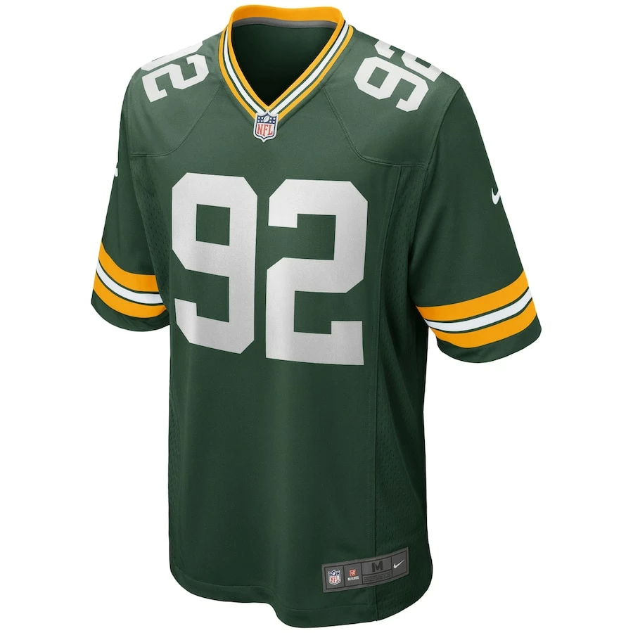 Men's Green Bay Packers Reggie White Nike Green Game Retired Player Jersey 3 Men's Green Bay Packers Reggie White Nike Green Game Retired Player Jersey - Image 3