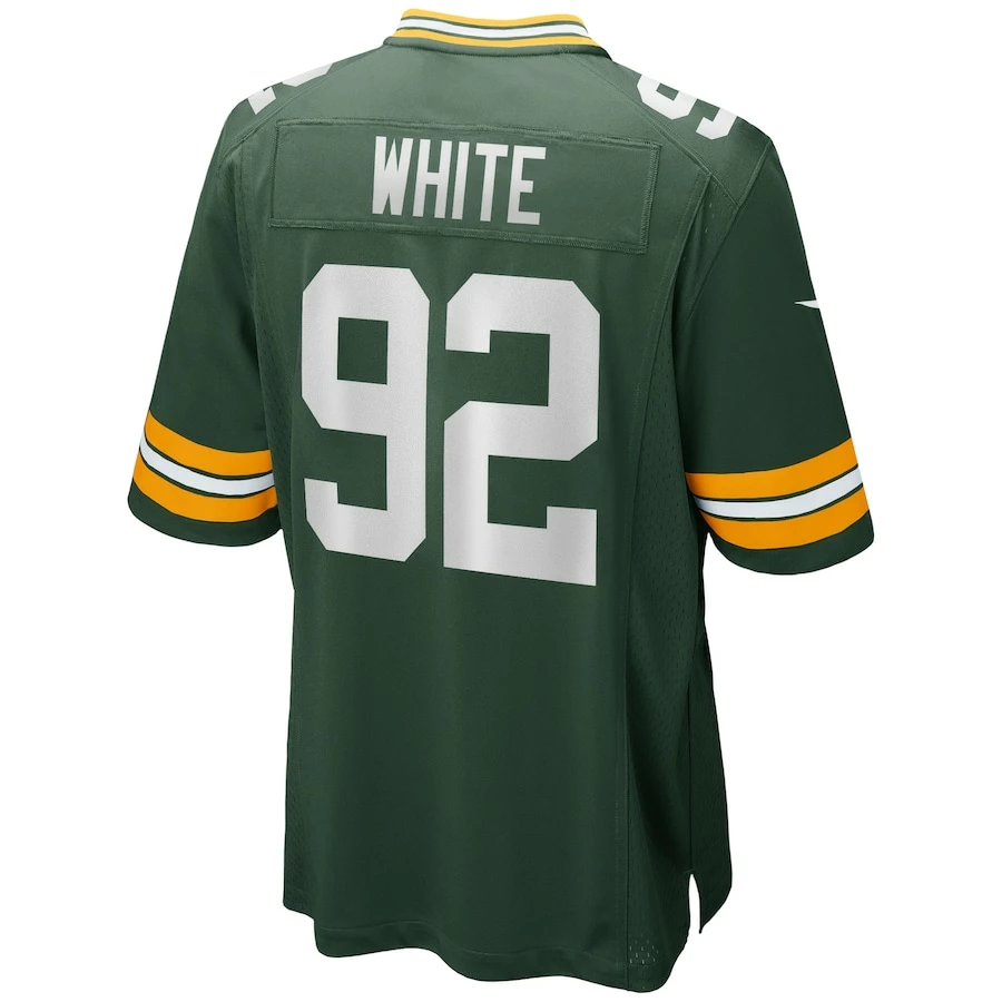 Men's Green Bay Packers Reggie White Nike Green Game Retired Player Jersey 4 Men's Green Bay Packers Reggie White Nike Green Game Retired Player Jersey - Image 4