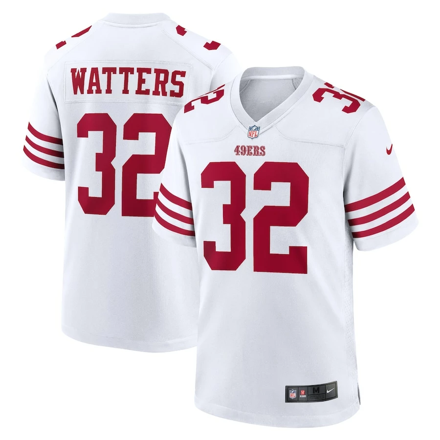 Men's San Francisco 49ers Ricky Watters Nike White Retired Player Game Jersey 1 Men's San Francisco 49ers Ricky Watters Nike White Retired Player Game Jersey