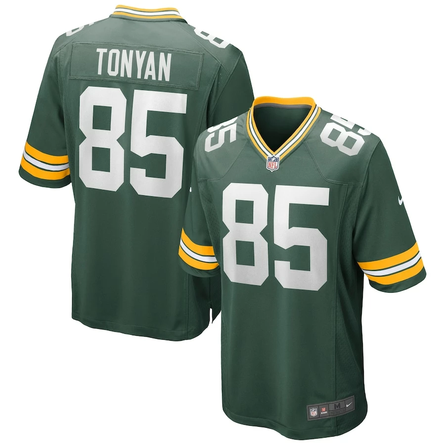 Men's Green Bay Packers Robert Tonyan Nike Green Game Jersey 2 Men's Green Bay Packers Robert Tonyan Nike Green Game Jersey - Image 2
