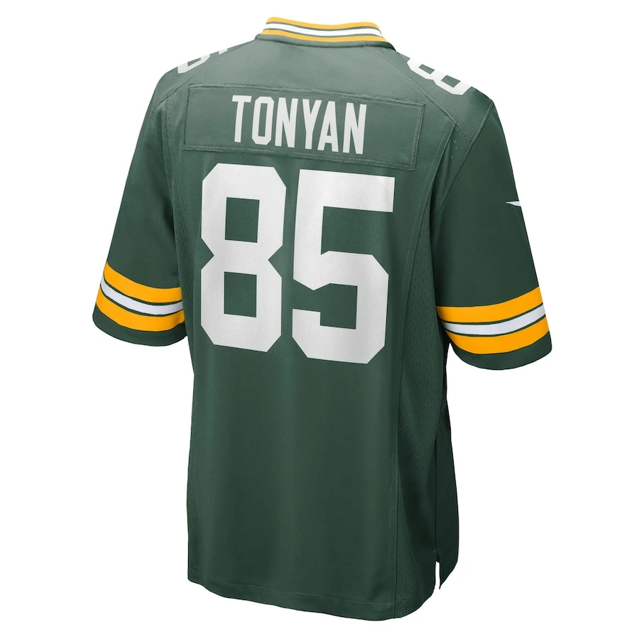 Men's Green Bay Packers Robert Tonyan Nike Green Game Jersey 4 Men's Green Bay Packers Robert Tonyan Nike Green Game Jersey - Image 4