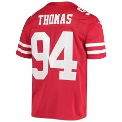 Men's San Francisco 49ers Solomon Thomas Nike Scarlet Vapor Limited Player Jersey -Nike Sales mens nike solomon thomas scarlet san francisco 49ers vapor limited player jersey pi4061000 altimages ff 4061120 02b38395a2fdd35b3cc4alt3 full