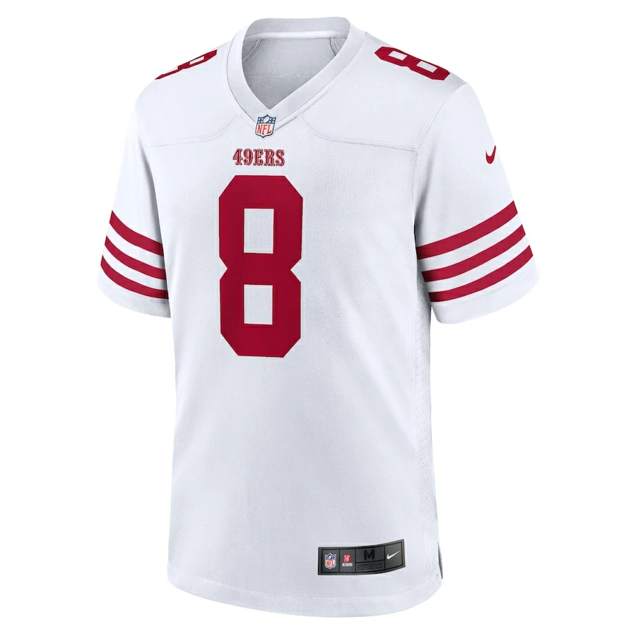 Men's San Francisco 49ers Steve Young Nike White Retired Player Game Jersey 3 Men's San Francisco 49ers Steve Young Nike White Retired Player Game Jersey - Image 3