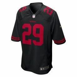 Men's San Francisco 49ers Talanoa Hufanga Nike Black Fashion Game Jersey -Nike Sales mens nike talanoa hufanga black san francisco 49ers fashion game jersey pi5282000 altimages ff 5282663 194e6673c5648cf844e2alt2 full