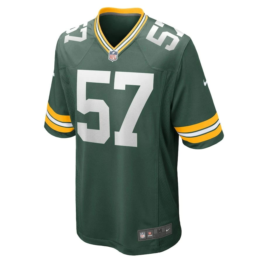 Men's Green Bay Packers Tim Ward Nike Green Home Game Player Jersey 3 Men's Green Bay Packers Tim Ward Nike Green Home Game Player Jersey - Image 3