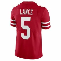 Nike Men's San Francisco 49ers Trey Lance Scarlet Vapor Limited Player Jersey -Nike Sales mens nike trey lance san francisco 49ers san francisco 49ers vapor limited player jersey pi4340000 altimages ff 4340914 a50e094cd3a5fb163684alt3 full