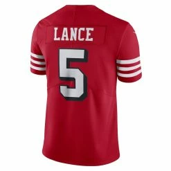 Men's San Francisco 49ers Trey Lance Nike Scarlet Alternate Vapor Limited Jersey -Nike Sales mens nike trey lance scarlet san francisco 49ers alternate vapor limited jersey pi4340000 altimages ff 4340936 1461d47d154c1ebc887falt3 full