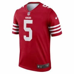 Men's San Francisco 49ers Trey Lance Nike Scarlet Legend Jersey -Nike Sales mens nike trey lance scarlet san francisco 49ers legend jersey pi4482000 altimages ff 4482932 61820d09f1beccd43544alt2 full