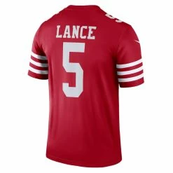 Men's San Francisco 49ers Trey Lance Nike Scarlet Legend Jersey -Nike Sales mens nike trey lance scarlet san francisco 49ers legend jersey pi4482000 altimages ff 4482932 61820d09f1beccd43544alt3 full