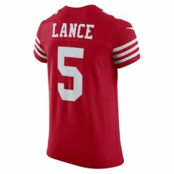 Men's San Francisco 49ers Trey Lance Nike Scarlet Vapor Elite Jersey -Nike Sales mens nike trey lance scarlet san francisco 49ers vapor elite jersey pi4481000 altimages ff 4481709 a72cc6c11ec83fba33caalt3 full