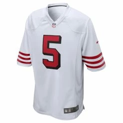 Men's San Francisco 49ers Trey Lance Nike White Alternate Game Jersey -Nike Sales mens nike trey lance white san francisco 49ers alternate game jersey pi4482000 altimages ff 4482819 d5f63499e3833f425d5calt2 full