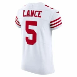 Men's San Francisco 49ers Trey Lance Nike White Vapor Elite Jersey -Nike Sales mens nike trey lance white san francisco 49ers vapor elite jersey pi4481000 altimages ff 4481713 6f028cbb317077e08705alt3 full