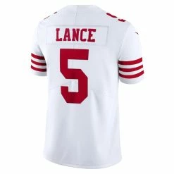 Men's San Francisco 49ers Trey Lance Nike White Vapor Limited Jersey -Nike Sales mens nike trey lance white san francisco 49ers vapor limited jersey pi4482000 altimages ff 4482363 c28e7d66ce8be49297e0alt3 full